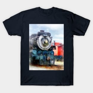 Trains - Locomotive and Caboose T-Shirt